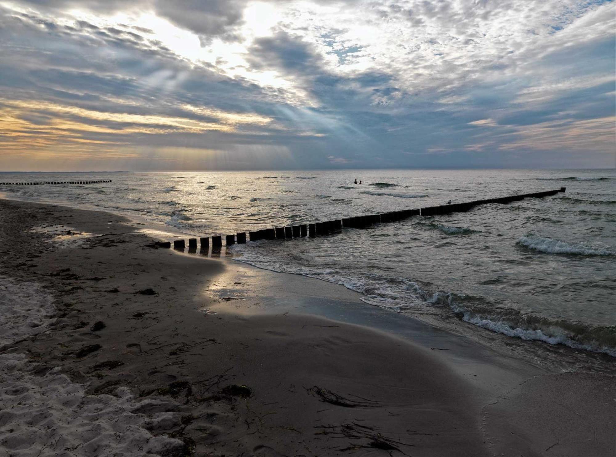 Ferienwohnungen Am Lotsenstieg Abendrot Poel Exterior foto